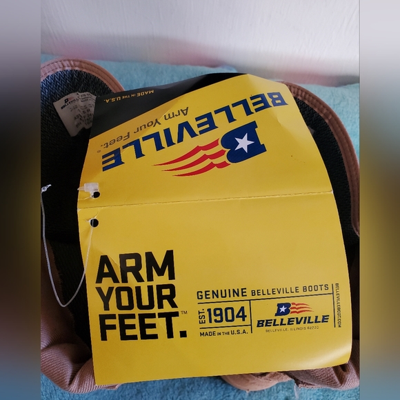 Belleville 340 DES Men's Hot Weather Tan Flight and Combat Vehicle Boot SZ.12.5R - Picture 8 of 8